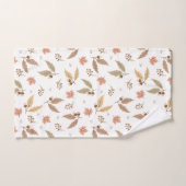 紅葉柄バスタオオルセット バスタオルセット (ハンドタオル)