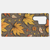紅葉柄携帯ケース SAMSUNG GALAXYケース (裏面横)