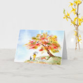 紅葉桜 カード (黄色い花)