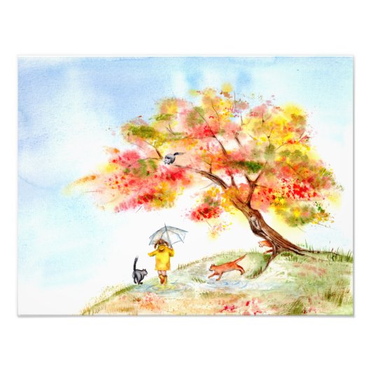 紅葉桜 フォトプリント            (正面)