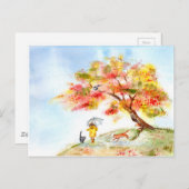 紅葉桜 ポストカード (正面/裏面)