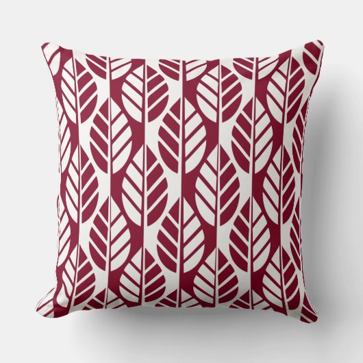 紅葉模様 クッション (正面)