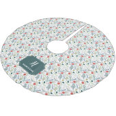 紅葉樹 ブラッシュドポリエステルツリースカート (アングル)