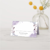 紅葉水の色結婚の色 プレイスカード (正面)