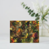 紅葉水彩はがき ポストカード (スタンド正面)