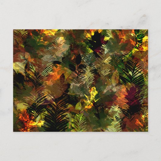 紅葉水彩はがき ポストカード (正面)