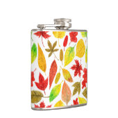 紅葉水彩白色 フラスク (右)