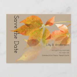 紅葉水彩秋 ポストカード