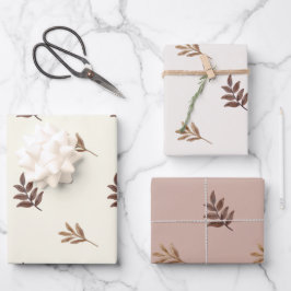 紅葉水彩 ラッピングペーパーシート