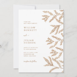 紅葉水結婚色 招待状