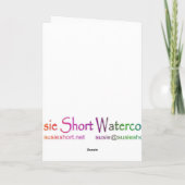 紅葉水色グリーティングカード シーズンカード (裏面)