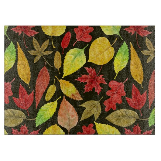 紅葉水色（濃色） カッティングボード (正面)