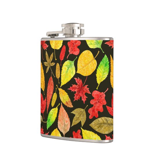 紅葉水色（濃色） フラスク (左)