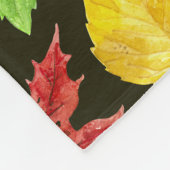 紅葉水色（濃色） フリースブランケット (角)