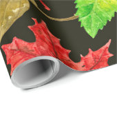 紅葉水色（濃色） ラッピングペーパー (ロールコーナー)