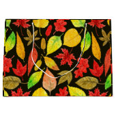 紅葉水色（濃色） ラージペーパーバッグ (正面)