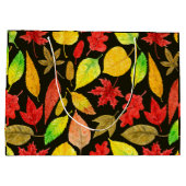 紅葉水色（濃色） ラージペーパーバッグ (裏面)