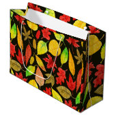 紅葉水色（濃色） ラージペーパーバッグ (正面アングル)