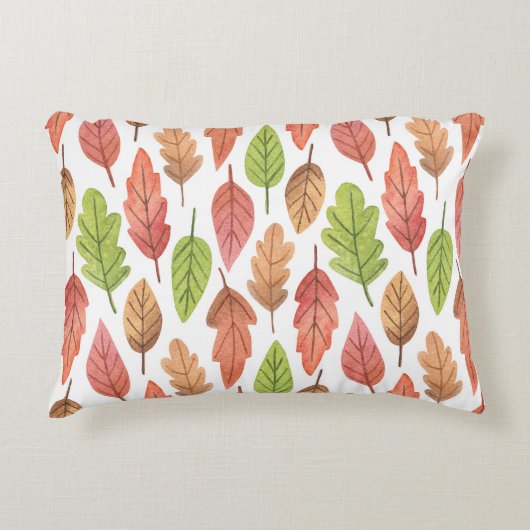 紅葉水色:自然パターン。 アクセントクッション (正面)