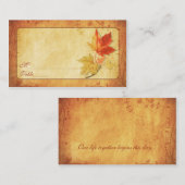 紅葉特別座席表 プレイスカード (正面/裏面)