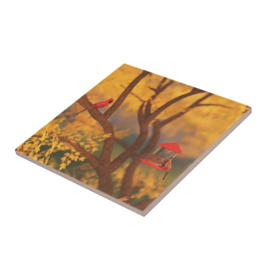 紅葉狩り タイル (側面)