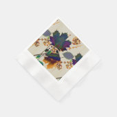 紅葉王室のの色 縁ありカクテルナプキン (角)