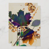 紅葉王室のカラーフラットサンキューカード サンキューカード (正面/裏面)