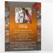 紅葉産業結婚産業 三つ折り招待状 (内部最初)