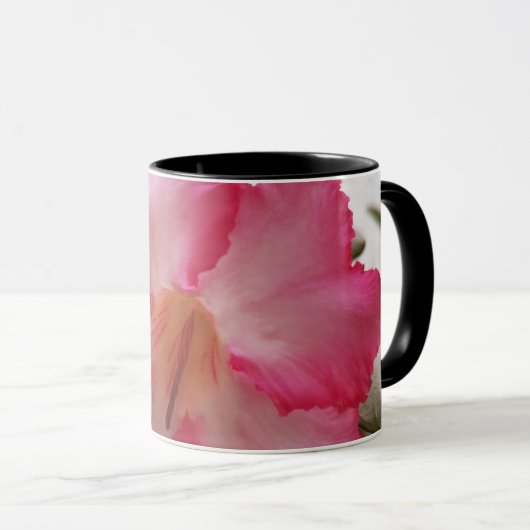 紅葉白花フローラ自然グレーデンpl マグカップ (正面右)