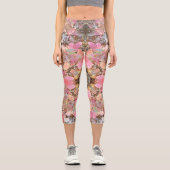 紅葉瞑想的マンダラアートカプリ脚 カプリレギンス (正面)