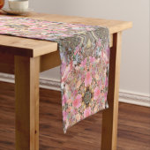 紅葉瞑想的マンダラアートテーブルランナー ロングテーブルランナー (インサイチュ)