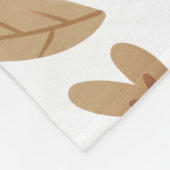 紅葉秋で暖かい冬コージーフローラ フリースブランケット (角)