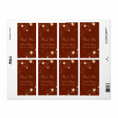 紅葉秋のウェディングラベル ラベル (フルシート)