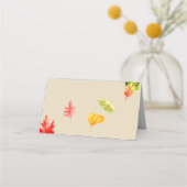 紅葉秋のテントフードカード プレイスカード (裏面)