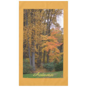 紅葉秋のテーブルクロス テーブルクロス (正面)