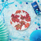 紅葉秋のブライダルシャワー ペーパープレート (パーティー)