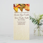 紅葉秋の結婚式プログラム プログラム (スタンド正面)