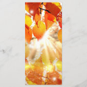 紅葉秋の結婚式メニュー メニュー (裏面)