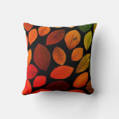 紅葉秋カラフル自然与え 感謝してい クッション (裏面)