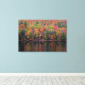紅葉秋カラーシーンキャンバス印刷 キャンバスプリント (インサイチュ (ウッドフロア))