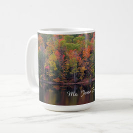 紅葉秋カラーシーンコーヒーマグ コーヒーマグカップ