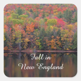 紅葉秋カラーシーンステッカー スクエアシール