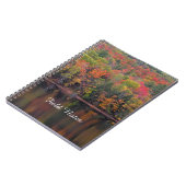 紅葉秋カラーシーンスパイラルノートブック ノートブック (左側)