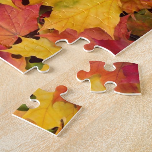 紅葉秋カラーファミリ静音おもしろい ジグソーパズル (側面)