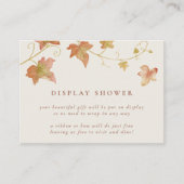 紅葉秋ディスプレイシャワー エンクロージャーカード (正面)