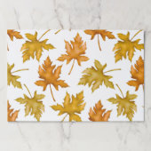 紅葉秋ベビーシャワーランチョンマット ペーパーパッド (正面)