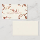 紅葉秋座席表 プレイスカード (正面/裏面)