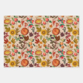 紅葉秋柄 ラッピングペーパーシート (正面2)