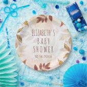 紅葉秋水彩秋 ペーパープレート (パーティー)