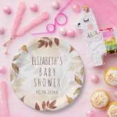 紅葉秋水彩秋 ペーパープレート (パーティー)